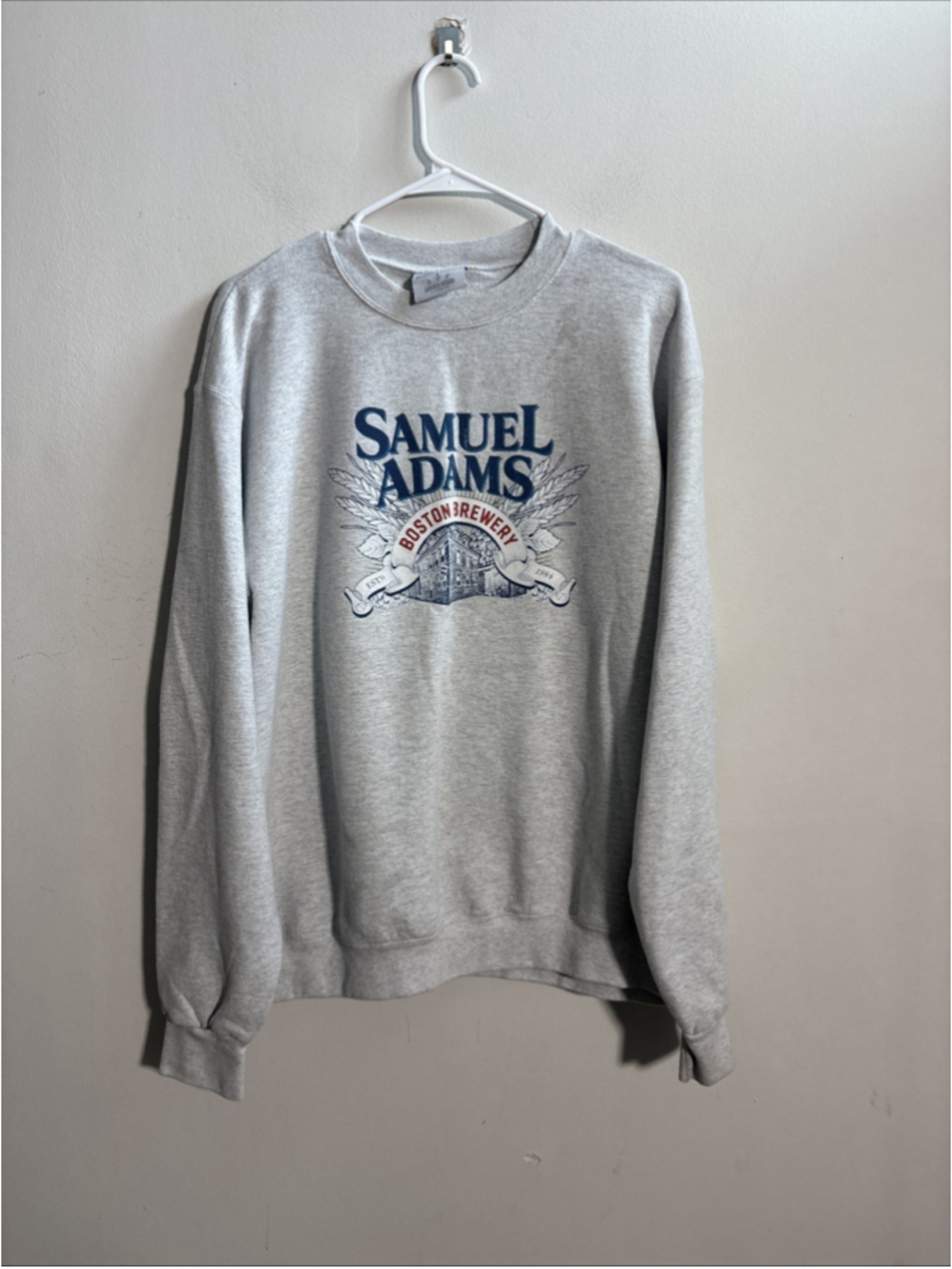 VTG CHAMPION SAMUEL ADAM BREWERY SAM ADAMS BOSTON SWEATSHIRT SIZE LARGE L